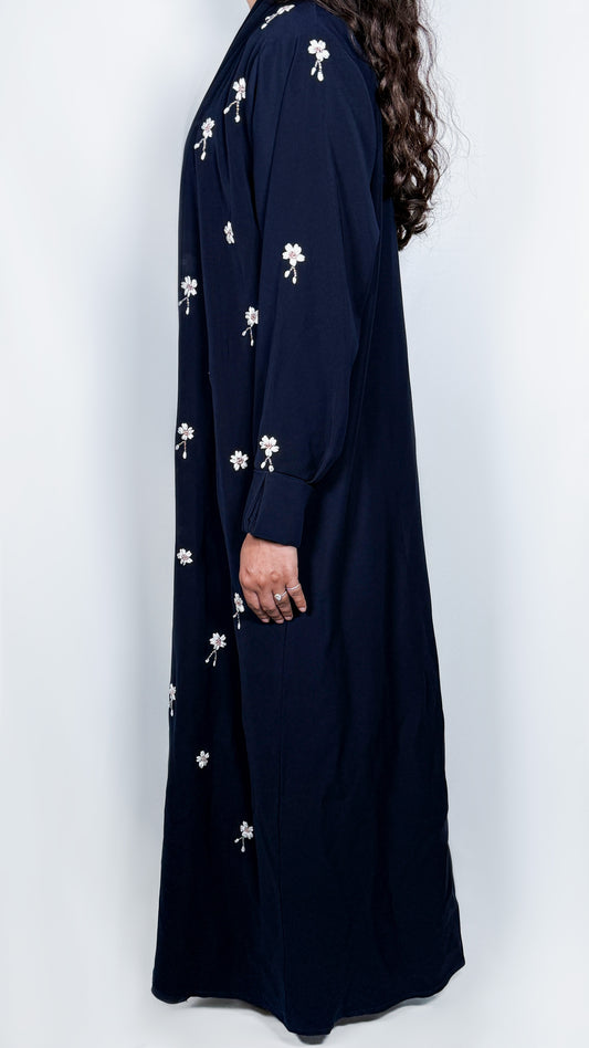 Ocean blue Abaya