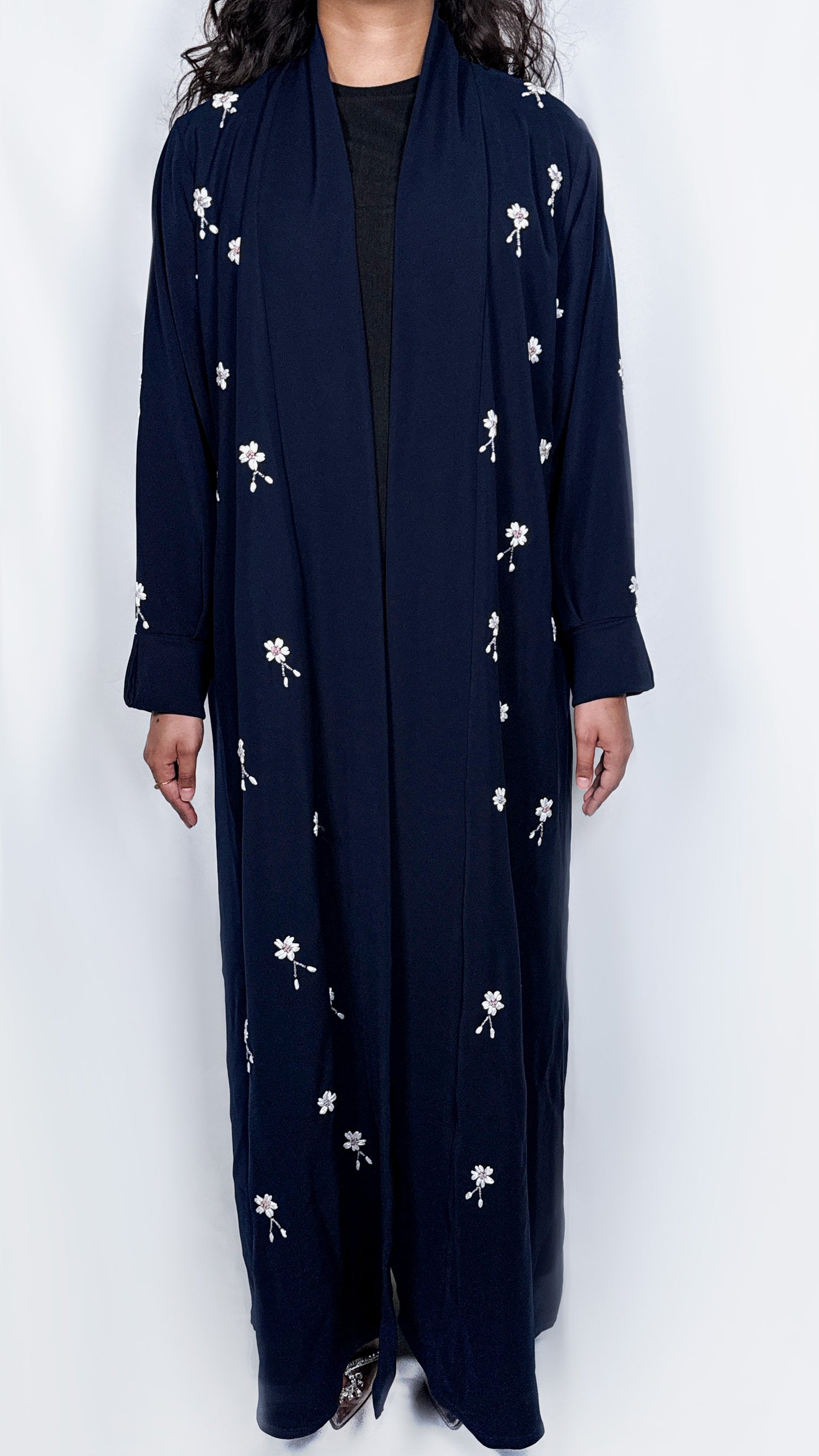 Ocean blue Abaya